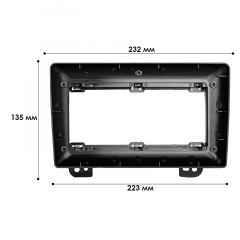 Переходная рамка Lesko 9" Mazda MPV 1999-2005 Premacy 1999-2005 (10658-57384) Мелитополь