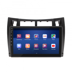 Штатная магнитола Lesko 9" Toyota Yaris II Рестайлинг 2009-2012 4/32Gb 4G Wi-Fi GPS Top (9940-46691) Херсон