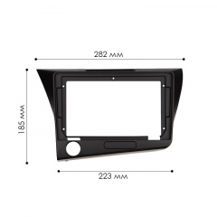 Переходная рамка Lesko 9" Honda CR-Z 2010-2016 (10840-59339) Курень
