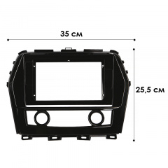 Переходная рамка 10.1 Lesko для авто Nissan Maxima A36 2015-2020 (6075) Якимівка