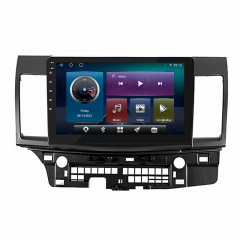 Штатная магнитола Lesko Mitsubishi Lancer X (2007-2017гг.) 10.1" 4+64Gb 4G+CarPlay Premium GPS Киев