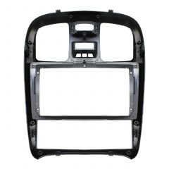 Переходная рамка Lesko 9" Hyundai Sonata 2001-2012 Black (7051) Днепр