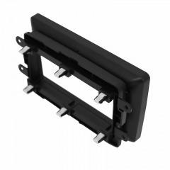 Переходная рамка 9 Lesko Renault Duster 2010+/Logan/Captur 2013+ RE 044N 7175 Черный (8873-34653) Сарни