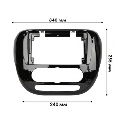 Переходная рамка 9 Lesko Kia Soul 2013-2019 ver.2 (7280) Киев