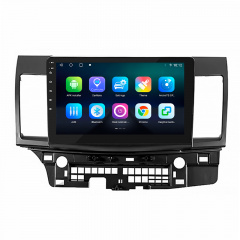 Штатная автомагнитола Lesko Mitsubishi Lancer X (2007-2017 гг.) 10.1" 2+32 Gb 4G Premium GPS Android Киев