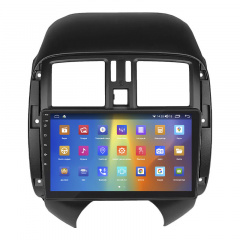 Штатная магнитола Lesko 9" Nissan Versa II 2012-2014 4/64Gb CarPlay 4G Wi-Fi GPS Prime (9533-47952) Дзензелевка