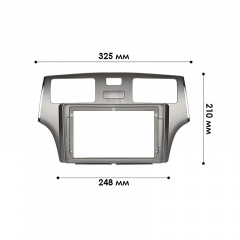 Переходная рамка Lesko 9" Lexus ES Toyota Windom 2001-2006 (10123-43533) Луцк