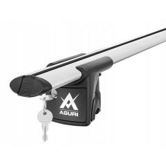 Автобагажник на крышу для VOLKSWAGEN Jetta mk IV Kombi 1998-2005 Aguri Runner Silver Червоноград