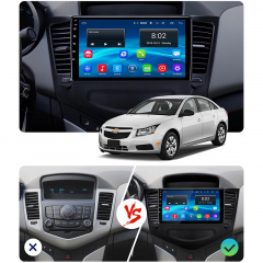 Штатная магнитола Lesko для Chevrolet Cruze (2009-2015 гг.) 9" 4+64 Gb 4G+CarPlay Premium GPS Android Тернополь