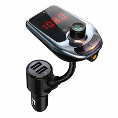 Фм-трансмиттер автомобильный Auto Parts LED5 2 x USB DL 97044 Black Ужгород