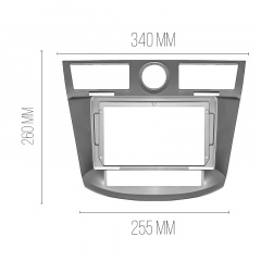 Переходная рамка Lesko 9" Chrysler Sebring 3 2006-2010 (10086-43078) Нововолинськ
