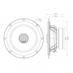 Коаксиальная акустика MTX TX465C Костопіль