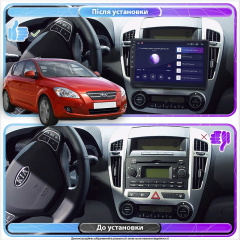 Штатная магнитола Lesko для Kia Ceed I 2006-2010 экран 9" 1/16Gb Wi-Fi GPS Base Киа Сид Херсон