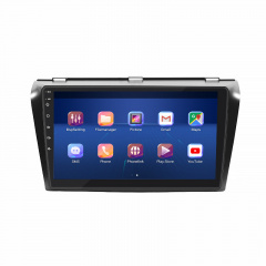 Штатная магнитола Lesko 9" Mazda 3 I BK Рестайлинг 2006-2009 6/128Gb 4G Wi-Fi GPS Top (4001-43675) Самбор