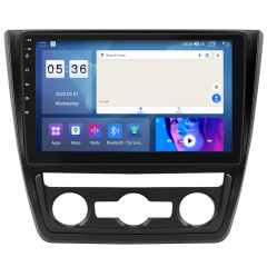 Штатная магнитола Lesko 10" Skoda Yeti I 2009-2014 4/64Gb CarPlay 4G Wi-Fi GPS Prime (9779-48112) Рівне