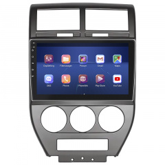 Штатная магнитола Lesko Jeep Compass I 2006-2010 10" 2/32Gb 4G Wi-Fi GPS Top (10253-52031) Тернопіль