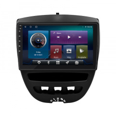 Штатная магнитола Lesko для Peugeot 107 I Рестайлинг 2009-2012 экран 10" 4/64Gb/ 4G/ Wi-Fi/ CarPlay Premium Вінниця
