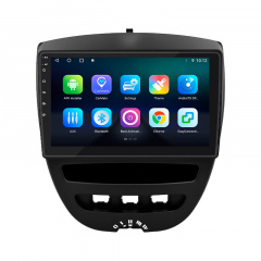 Штатная магнитола Lesko для Peugeot 107 I Рестайлинг 2009-2012 экран 10" 4/64Gb/ 4G/ Wi-Fi/ CarPlay Premium Вінниця