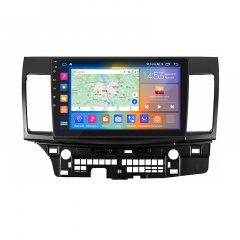 Штатная магнитола Lesko 10" Mitsubishi Lancer X 2007-2010 4/64Gb CarPlay 4G Wi-Fi GPS Prime (6104-47858) Нова Прага