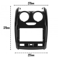 Переходная рамка Lesko 9" Renault Duster 2015+ Dacia Duster 2013-2017 (10075-43146) Броди