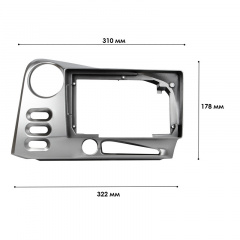 Переходная рамка Lesko 9" Toyota Matrix 2003-2008 (11199-59313) Каменка-Днепровская
