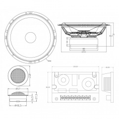 Компонентная акустика MTX TX665S Тернополь