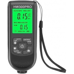 Толщиномер краски цифровой Icar HW-300 Pro 0 - 2000 мкм Fe и Nfe Черный (RE050736) Королево