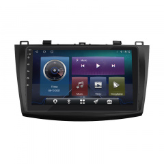 Штатная магнитола Lesko для Mazda 3 II (BL) Рестайлинг 2011-2013 экран 9" 4/64Gb/ 4G/ Wi-Fi/ CarPlay Premium Київ