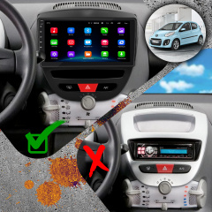 Штатная магнитола Lesko Citroen C1 I Рестайлинг 2 2012-2014 10" 2/32Gb/ Wi-Fi Optima GPS Android Хмельницький