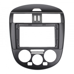 Переходная рамка Lesko 9" Nissan Tiida 2011-2016 Серый (9334-37900) Надворная