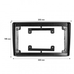 Переходная рамка Lesko 9" Ford Escape 2000-2007 (10853-59323) Тячев
