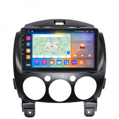 Штатная магнитола Lesko 9" Mazda 2 II DE 2007-2010 4/64Gb CarPlay 4G Wi-Fi GPS Prime (9573-47768) Киев