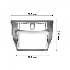 Рамка переходная Lesko 9" Great Wall Voleex C30 2012-2014 (10169-43495) Каменское