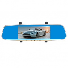 Зеркало видеорегистратор RIAS V10 Full HD 7" с камерой заднего вида Silver (3_01146) Первомайськ