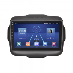Штатная магнитола Lesko Jeep Renegade I Рестайлинг 2018-н.в. 9" 6/128Gb 4G Wi-Fi GPS Top (10255-54048) Днепр