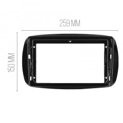 Переходная рамка Lesko 9" Smart ForTwo 2014-2020 (10122-43535) Балаклія
