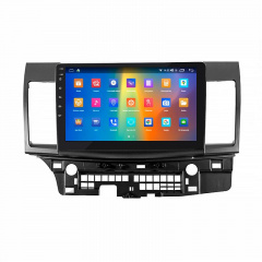 Штатная магнитола Lesko 10" Mitsubishi Lancer X Рестайлинг 2 2015-2017 4/64Gb CarPlay 4G Wi-Fi GPS Prime (3608-47860) Полтава