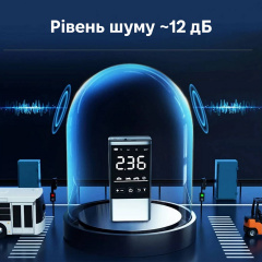 Автокомпрессор портативный с аккумулятором Inspire P06 25 л/мин (INS-P06) Первомайськ