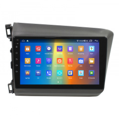Штатная магнитола Lesko 9" Honda Civic IX 2011-2015 4/64Gb CarPlay 4G Wi-Fi GPS Prime (6296-47618) Киев