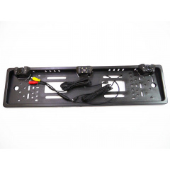 Парктроник в рамке номерного знака RIAS M-219 3 в 1 с камерой заднего вида Black (4_00246) Кропива