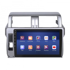 Магнитола Lesko Toyota Land Cruiser Prado 150 Series Рестайлинг 1 2013-2017г 10" 4/32Gb 4G Wi-Fi GPS Top (9708-53998) Хуст