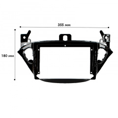 Переходная рамка Lesko 9" Opel Adam 2013-2019 Corsa E 2015-2019 (11238-63386) Токмак