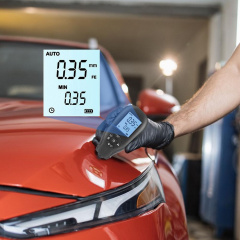 Толщиномер краски цифровой No Brand 0-2000 мкм Fe и Nfe Черный (H051219) Тернополь