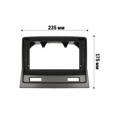 Штатный комплект переходная рамка с проводкой Lesko 9 Mitsubishi Galant 2003-2012 Black 12220-71562 Днепр