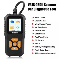 Автосканер диагностический No Brand CarD V318 OBD-2 сканер неисправностей автомобиля (Н051041) Чернігів