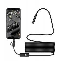 Камера-эндоскоп компактная OPT-TOP Android and PC Endoscope USB-гибкая 5 м (2104123515) Гуляйполе