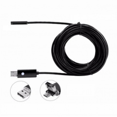 Камера-эндоскоп компактная OPT-TOP Android and PC Endoscope USB-гибкая 5 м (2104123515) Гуляйполе