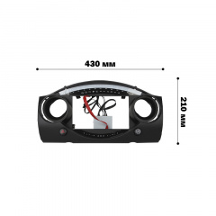 Штатный комплект переходная рамка 9" Lesko BMW Mini Hatch R50 2000-2006 + адаптер питания (0000) Київ