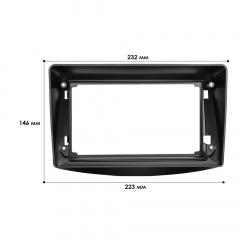 Переходная рамка Lesko 9" Mitsubishi Grandis 2003-2011 (11345-63031) Владимир-Волынский