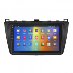 Магнитола Lesko Mazda 6 II GH Рестайлинг 2009-2013 IPS 9" 2/32Gb CarPlay 4G Wi-Fi GPS Prime (7748-53226) Доманёвка